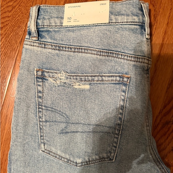 American Eagle Outfitters Denim - American Eagle Outfitters Light Denim Wide Leg Jeans